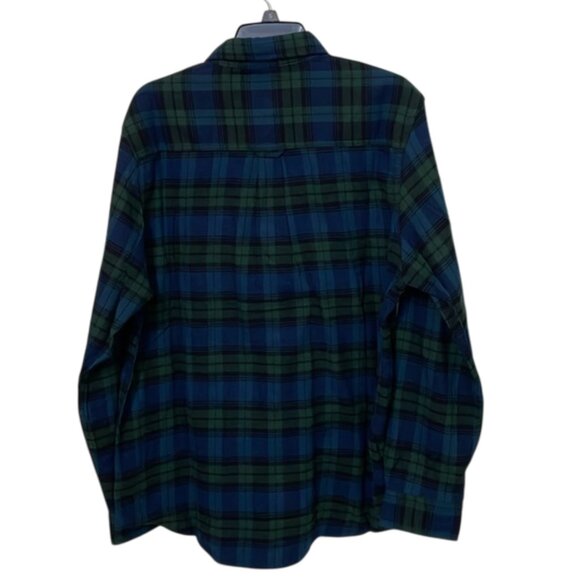 Woolrich Black Watch Tartan Plaid Flannel Button Up Shirt Mens Size Large NEW - Picture 4 of 10